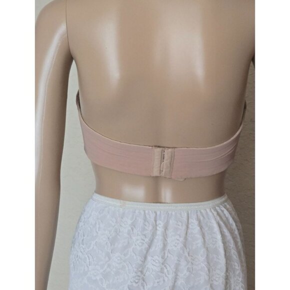 Victoria's Secret Bra Beige Biofit Multi Way Strapless Underwired size 34D - Picture 4 of 5